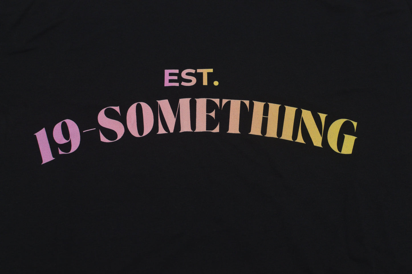 EST. 19-SOMETHING Tee - Black